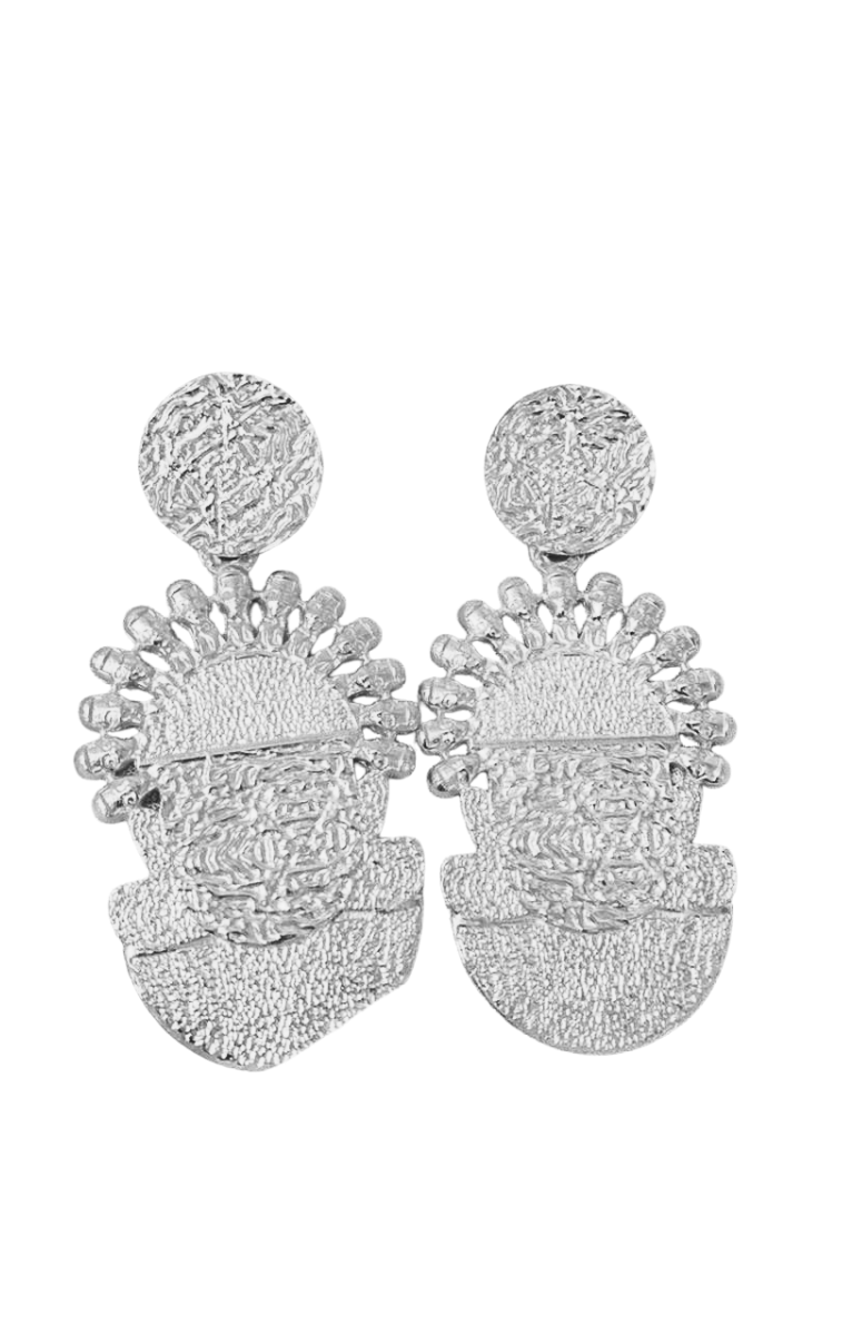 Silver Ruyi x Idia Drop Earrings