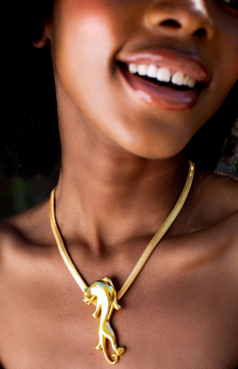 Omolola Leopard Necklace