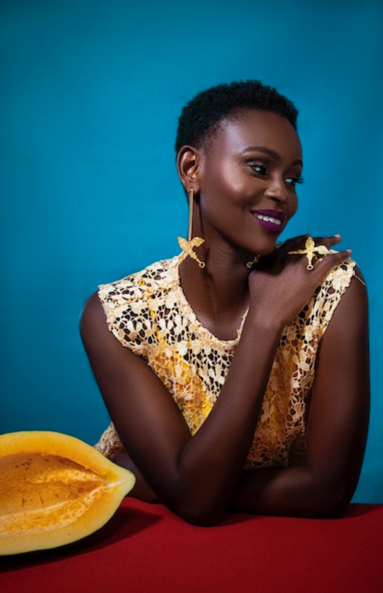 Ajibola x SOA Silhouette Bar Earrings