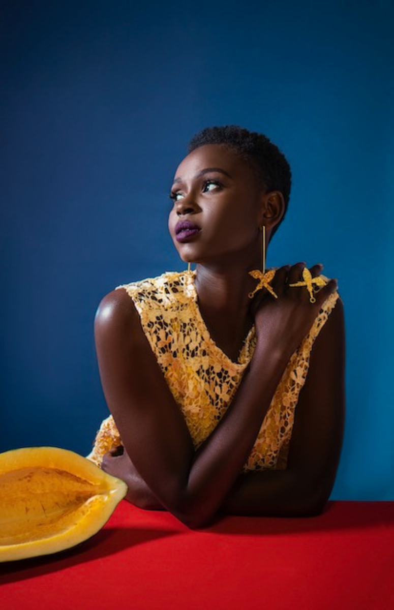 Ajibola x SOA Silhouette Bar Earrings