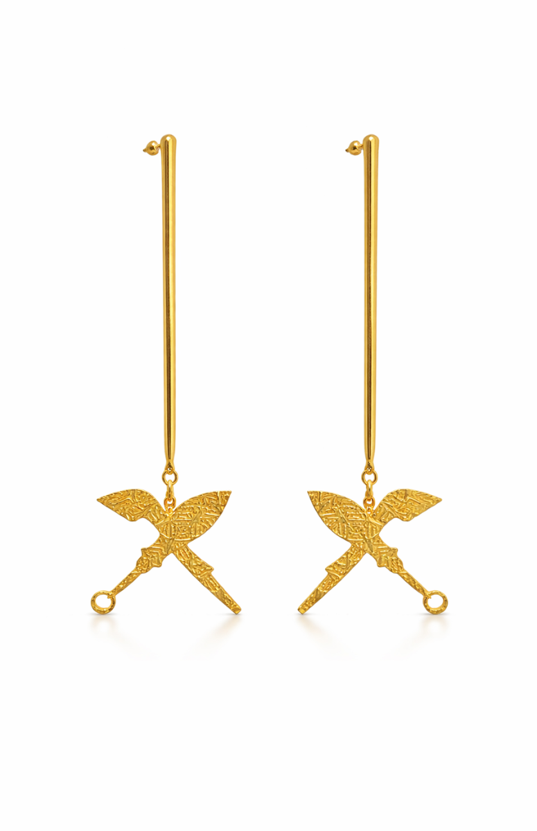 Ajibola x SOA Silhouette Bar Earrings