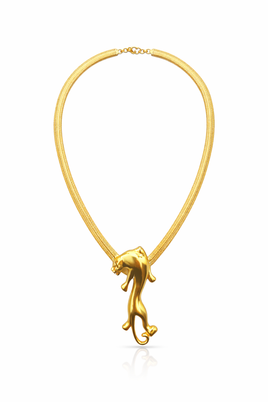 Omolola Leopard  Necklace