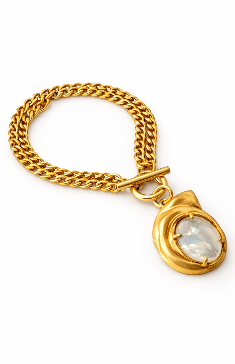 Busola Gele Double Chain Bracelet