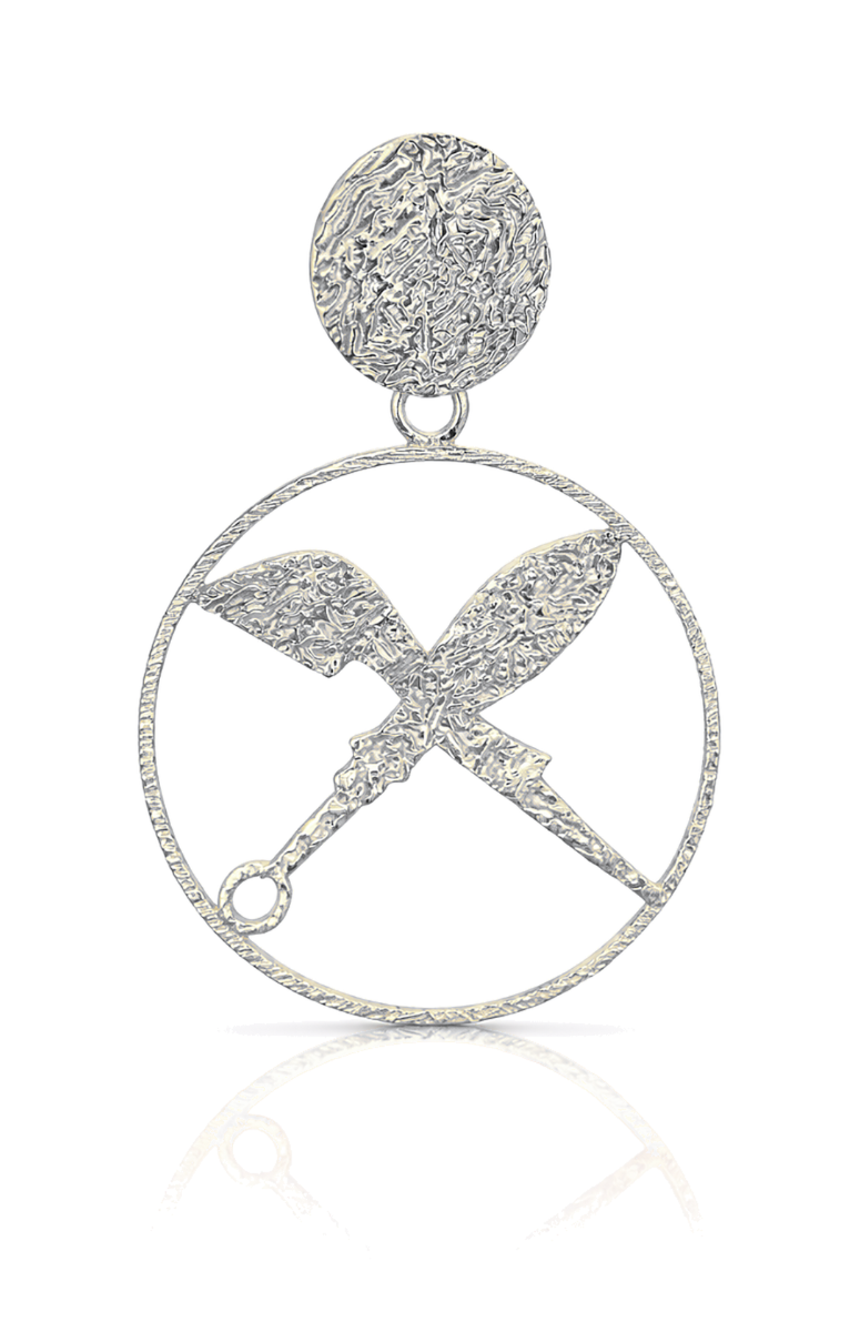 Silver Arese SOA  Drop Earrings