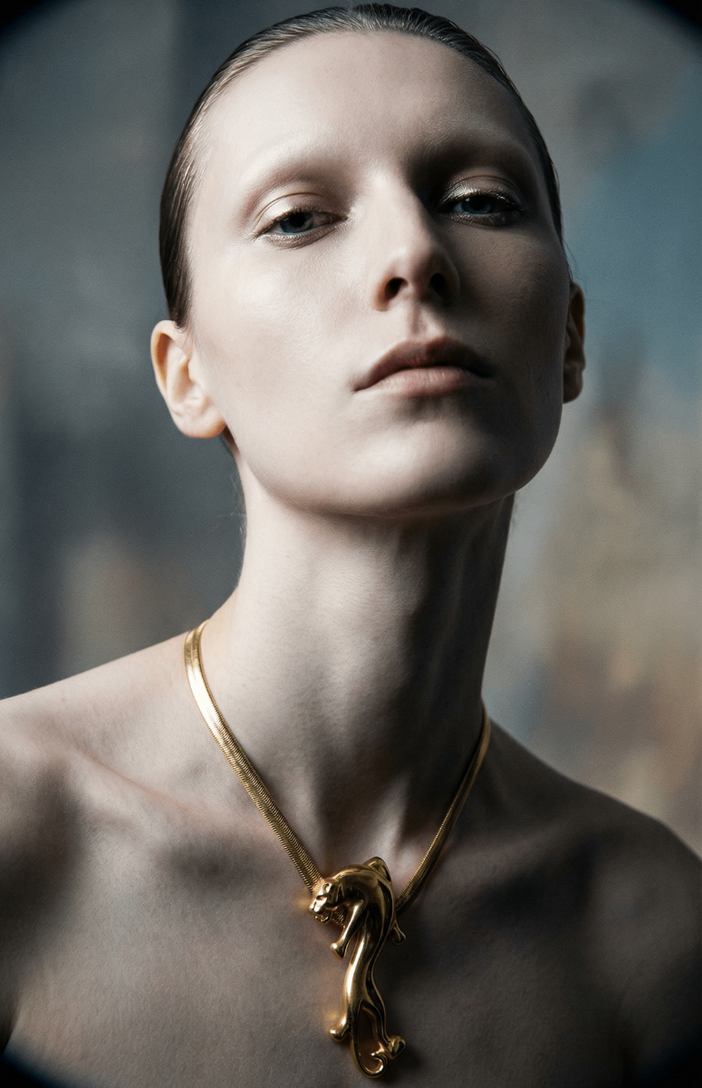 Omolola Leopard  Necklace