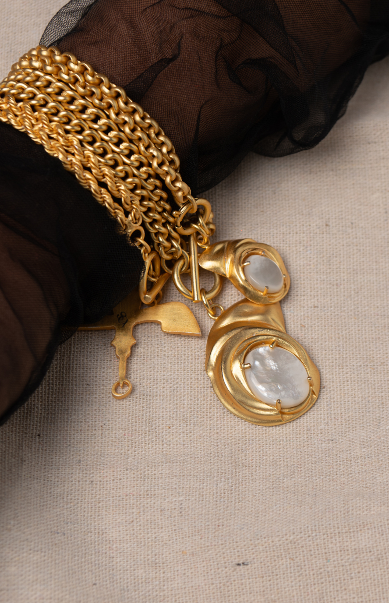 Busola Gele Double Chain Bracelet