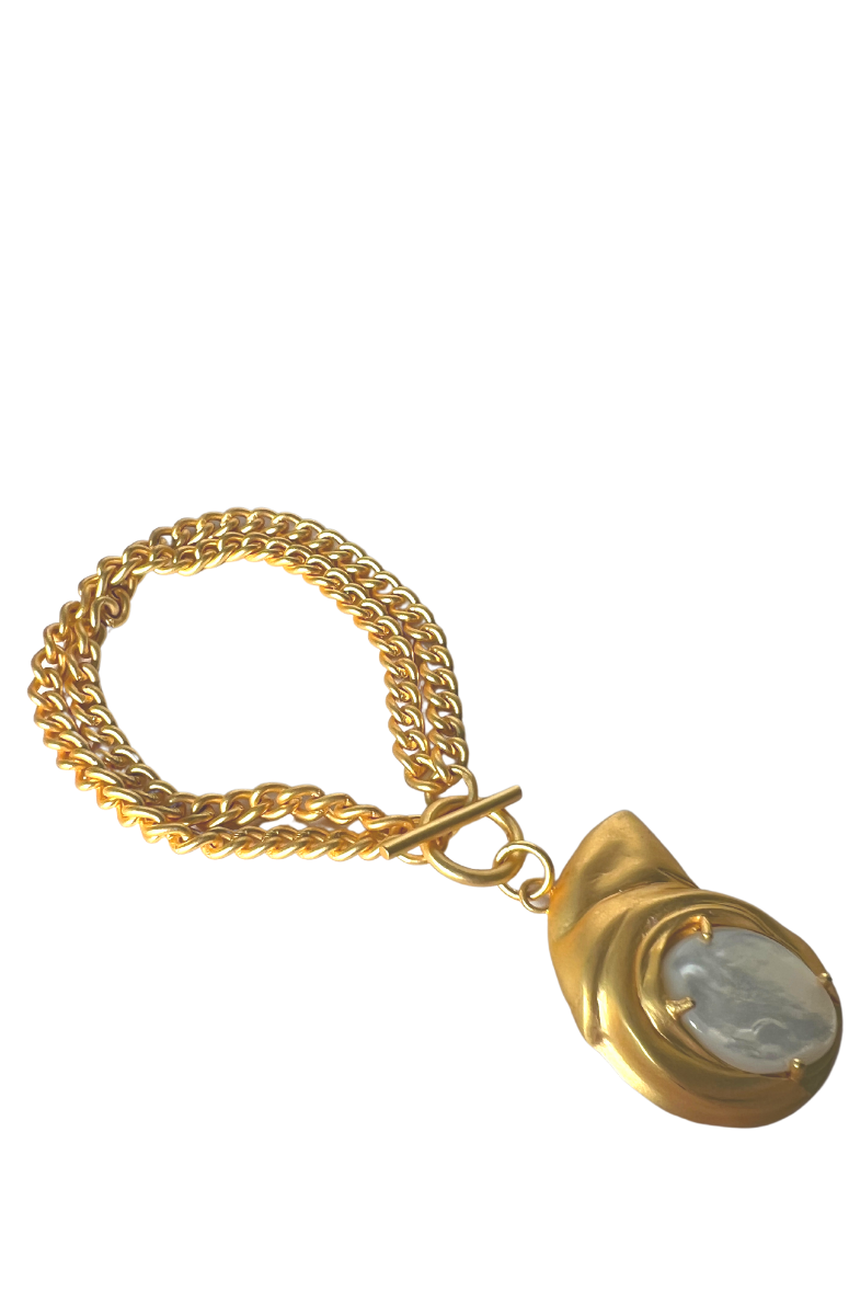 Busola Gele Double Chain Bracelet
