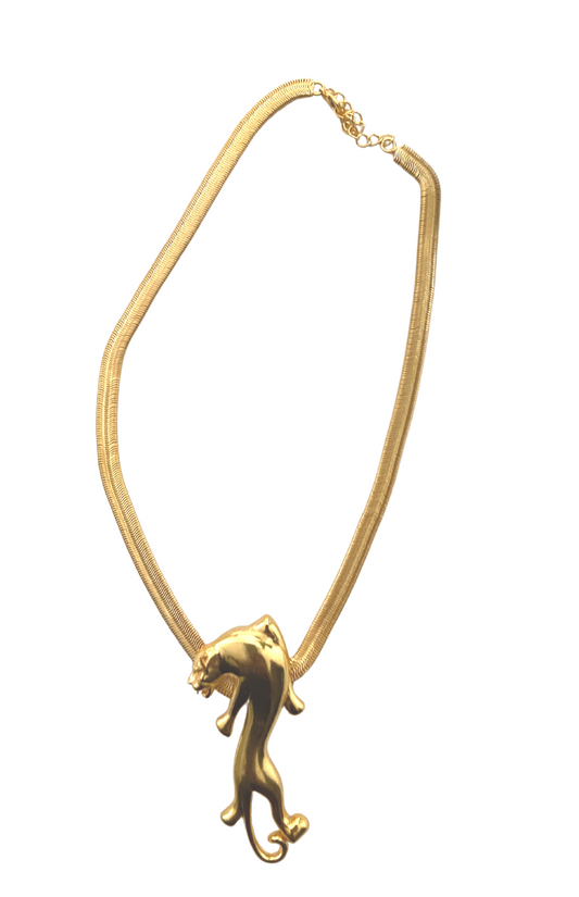 Omolola Leopard  Necklace